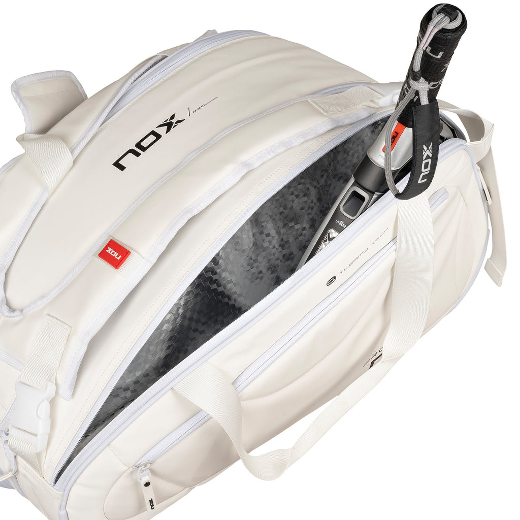NOX PRO SERIES Padeltaska - Hvít